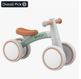 Balance Bike for Kids and Baby Bicycles - Baby Bicycles or SEREED Baby Balance Bike for 1 Year Old Boys Girls 12-24 Month Toddler Balance Bike, 4 Wheels