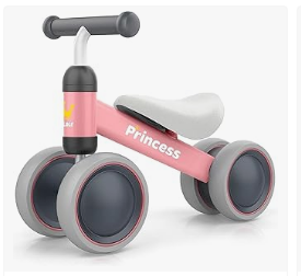 Balance Bike for Kids and Baby Bicycles - Baby Bicycles or BEKILOLE Baby Balance Bike for 1 Year Old Girl Gifts, 10-24 Month Toddler Balance Bike, 4 Silent Wheels
