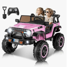Kids Electric Vehicles - Hikole 24 Volt Ride On Car with Remote Control, 2WD/4WD Switchable