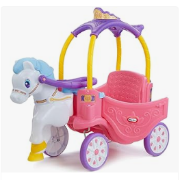 Little Tikes Car - Little Tikes Princess Horse & Carriage, Multicolor Large