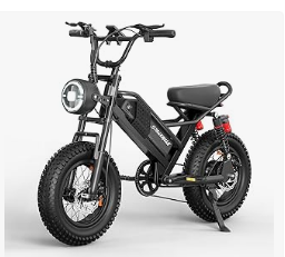 Kids Cruiser Bike - Spacewalk Small Electric Bike,16" Fat Tire Ebike,Compact Design,More Suitable for Riders Under 5'2"