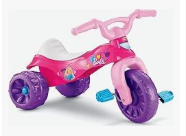 Fisher-Price Tricycle - Fisher-Price Barbie Toddler Tricycle Tough Trike Bike with Handlebar Grips