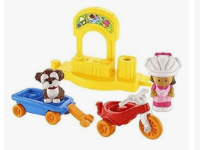 Fisher-Price Tricycle - Fisher-Price Little People Trike and Wagon Playset