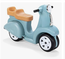 Step2 Water Table - Step2 Ride-On Toys - Step2 Ride Along Scooter Kids Push Car, Foot Powered Ride On Toy, Practice Balance with 4 Wheels