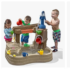 Step2 Water Table - Step 2 Pump & Splash Discovery Pond Water Table, Kids Water Sensory Activity Pool, Summer Outdoor Toys