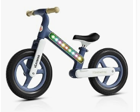 UBRAVOO Baby Walker - UBRAVOO Balance Bike and Baby Tricycles - UBRAVOO Balance Bike 2 Year Old, Training Bicycle with Colorful Lights, Adjustable Seat