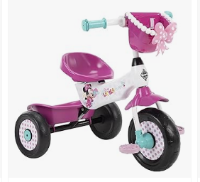 Best Kids Tricycles of Top Brands - Baby Bicycles or Kids Tricycles or Huffy Disney Minnie Mouse Girl's Trike, Ideal for Ages 3+