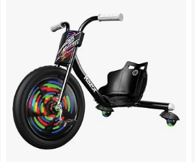 Best Kids Tricycles of Top Brands - Baby Bicycles or Kids Tricycles or Razor Rip Rider 360 Lightshow - Black - FFP (20036517)