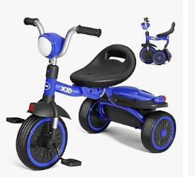 Best Kids Tricycles of Top Brands - Baby Bicycles or Kids Tricycles or XJD Toddler Tricycle, Foldable Toddler Bike with Pedals, Tricycle for 2-5 Year Old