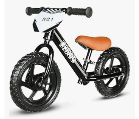 Balance Bike for Kids and Baby Bicycles - Baby Bicycles or KRIDDO Toddler Balance Bike 2 Year Old, Age 24 Months to 5 Years Old, 12 Inch Push Bicycle with Customize Plate