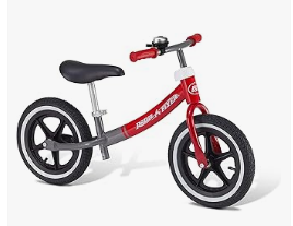 Balance Bike for Kids and Baby Bicycles - baby bicycles or Radio Flyer Air Ride Balance Bike, Toddler Bike, Red and Black Bike for Ages 1.5-5 (Amazon Exclusive)
