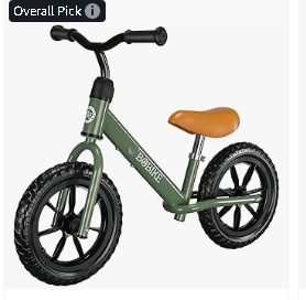 Balance Bike for Kids and Baby Bicycles - Baby Bicycles or Bobike Toddler Balance Bike Toys for 2 to 5 Year Old Girls Boys Adjustable Seat and Handlebar No-Pedal