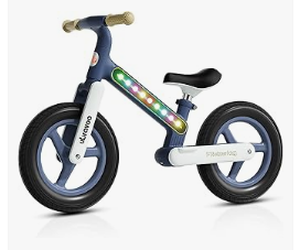 Balance Bike for Kids and Baby Bicycles - Baby Bicycles or UBRAVOO Balance Bike 2 Year Old, Training Bicycle with Colorful Lights