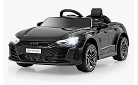 Kids Electric Vehicles - INFANS12V Kids Ride On Car, Licensed Audi RS e-tron GT Electric Vehicle with Remote Control