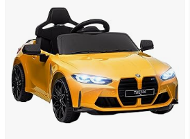 Kids Electric Vehicles - BMW M4 Licensed Kids Electric Ride On Car, 12V with Parent Remote Control