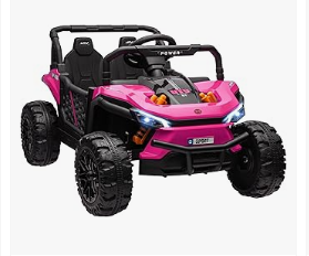 Kids Electric Vehicles - 12V Kids UTV, Battery Powered Ride on Truck, 3.7 MPH Off-Road Electric Car with Remote Control