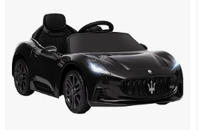 Kids Electric Vehicles - 12V Kids Electric Car, Maserati Gran Turismo Licensed Ride on Car for Kids with Remote Control
