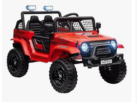 Kids Electric Vehicles - 12V Ride on Truck, Battery Powered Kids Electric Car with Parent Remote, 4 Suspension Wheels, 3 MPH Max Speed