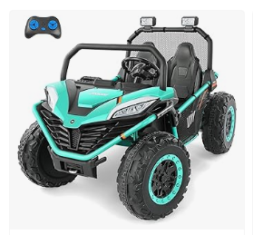 Kids Electric Vehicles - ELEMARA 2 Seater XL Ride on Car for Kids,12V Powered Electric Off-Road UTV Toy,4WD Electric Vehicle with Remote Control
