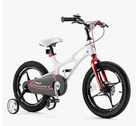 Baby Bicycles - RoyalBaby Space Kids Bike 14 16 18 Inch Mg Aluminium Alloy Boys Girls Bicycle Ages 3-9 Years Disc Brakes Dual Handle Brakes Training