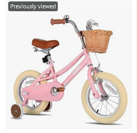 Baby Bicycles - JOYSTAR Girls Bike for 2-12 Years Old Toddlers and Kids, 12" 14" 16" 18“ Retro Style Kids Bike with Training Wheels