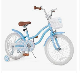 Baby Bicycles - BABY JOY Kids Bike, 12 14 16 18 20 Inch Boys Girls Bike w/Adjustable Seat, Removable Basket
