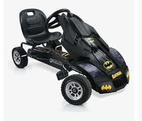 Pedal Vehicles - Hauck Batmobile Pedal Go Kart, Superhero Ride On Batman Car Vehicle for Kids, Black