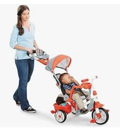 Little Tikes Car - Little Tikes 5-in-1 Deluxe Ride & Relax, Reclining Trike - Red