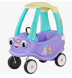 Little Tikes Car - Little Tikes Bluey Grannies Car Coupe with 2 Accessories, Bluey Foot-to-Floor Ride-On, for Boys and Girls Ages 1.5-5 Years