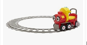 Little Tikes Car - Little Tikes Cozy Train Scoot Ride-On with Track, Under Seat Storage and Working Bell for Indoor & Outdoor Train Themed
