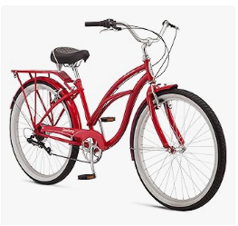 Kids Cruiser Bike - Schwinn Sanctuary 7 Comfort Beach Cruiser Bike for Adult Women Men, 7-Speed Drivetrain in Retro-Styled Steel Step-Through