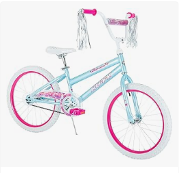 Kids Cruiser Bike - Huffy Illuminate Bike for Girls, 12/16/20 Inch Size Options, Ages 3+ Years Old, Removable Training Wheels, Multiple Color Options