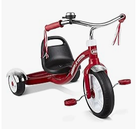 Radio Flyer Tricycle - Radio Flyer Big Red Classic Tricycle, Toddler Trike, Tricycle for Toddlers Age 2.5-5, Toddler Bike