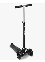 Radio Flyer Tricycle - Flyer Glider Pro, Radio Flyer Lean to Steer Kids Scooter, for Kids Ages 5+ Years