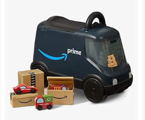 Radio Flyer Tricycle - Amazon Delivery Van Ride On Toy for Kids, Blue Toddler Ride on Toy for Ages 2+, Amazon Exclusive