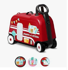 Radio Flyer Tricycle - Radio Flyer3-in-1 Happy Traveler Camper, Ride on Toy, Toddler Carry-On Storage, Ages 2-5