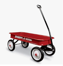 Radio Flyer Tricycle - Radio Flyer Kids Red Wagon with 10 Inch Steel Wheels and Timeless Class