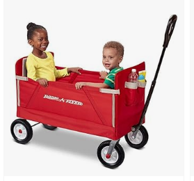 Radio Flyer Tricycle - Radio Flyer Stroller Wagon for Kids and Cargo, All-Terrain Wagon with