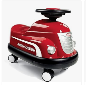 Radio Flyer Tricycle - Radio Flyer Classic Bumper Car, Red Ride On Toy for Ages 1-3