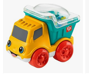 Fisher-Price Tricycle - Fisher-Price Baby Toy Poppity Pop Dump Truck Push-Along Vehicle with Fine Motor Activities For Infants Ages 6+ Months