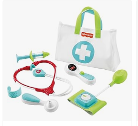 Fisher-Price Tricycle - Fisher-Price Doctor Playset Medical Kit 7-Piece Toy for Dress Up and Preschool Pretend Play Ages 3+ Years