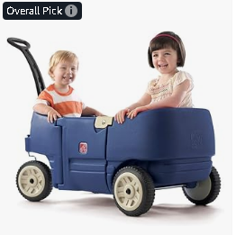 Step2 Water Table - Step2 Wagons - Step2 Wagon for Two Plus, Kids Ride On Toy, Stroller Substitute, Include seat belts