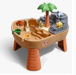 Step2 Water Table - Step2 Dino Dig Sand and Water Table, Kids Activity Sensory Playset, Summer Outdoor Toys, 7 Piece Water Toy Accessories