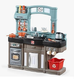 Step2 Water Table - Step2 Indoor-Outdoor Toys - Step2 Best Chefs Kids Kitchen Playset, Indoor/Outdoor Kitchenette, Interactive Play with Lights and Sounds, Made of Durable Plastic
