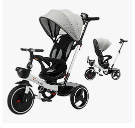 UBRAVOO Baby Walker - UBRAVOO Balance Bike and Baby Tricycles - UBRAVOO Baby Tricycle,6-in-1 Baby Push Bike Steer Stroller, Learning Toddler Bike/Detachable