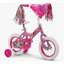 Huffy Bikes - Huffy Disney Girls' Bikes, 12/16 Inch Sizes, Ages 3+ Years Old, Disney Princess, Minnie Mouse, Frozen Bicycles, Characters
