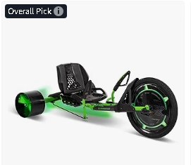 Huffy Bikes - Huffy Green Machine 20 Inch Drift Trike, Sleek Ergonomic Design, Adjustable Seat, Durable Steel Frame, Easy to Operate