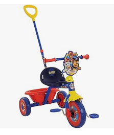 Paw Patrol Toys - Paw Patrol Ride on Toys, Kids Bike & Tricycles, and Scooters - Paw Patrol First Ride On Trike - Licensed Kids' Ride On Toy with Adjustable Handle, Easy-Switch Pedal Clutch, Puncture-Proof