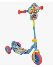Paw Patrol Toys - Paw Patrol Ride on Toys, Kids Bike & Tricycles, and Scooters - Paw Patrol 3-Wheel Scooter for Kids Deluxe Edition Officially Licensed with Exciting Decals Sturdy Steel Frame Puncture