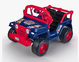 Paw Patrol Toys - Paw Patrol Ride on Toys, Kids Bike & Tricycles, and Scooters - Paw Patrol 12V Kids Electric Ride-On Car, 2-Seater with Music, Sounds, Durable Wheels, Dual Seat Belts, Forward & Reverse